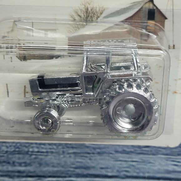Vtg 1987 Scale Models 1/64 Deutz-allis 6275 plastic Christmas ornament chrome - Picture 2 of 8